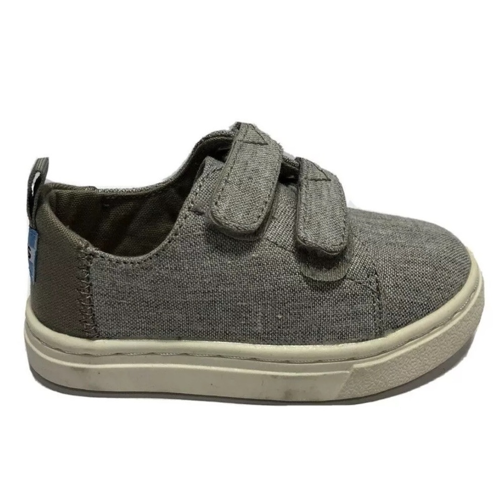 Tom’s Toddlers Lenny, Drizzle Gray Sneakers, Boys’ Size 6 M.
